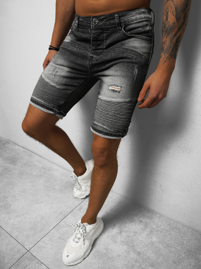 Muške Kratke Hlače Crne OZONEE NB/MP0033N