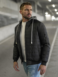 Muška jakna crna OZONEE JS/8M985/392Z