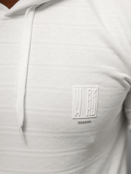 Muška dukserica s kapuljačom ecru OZONEE O/TB2272