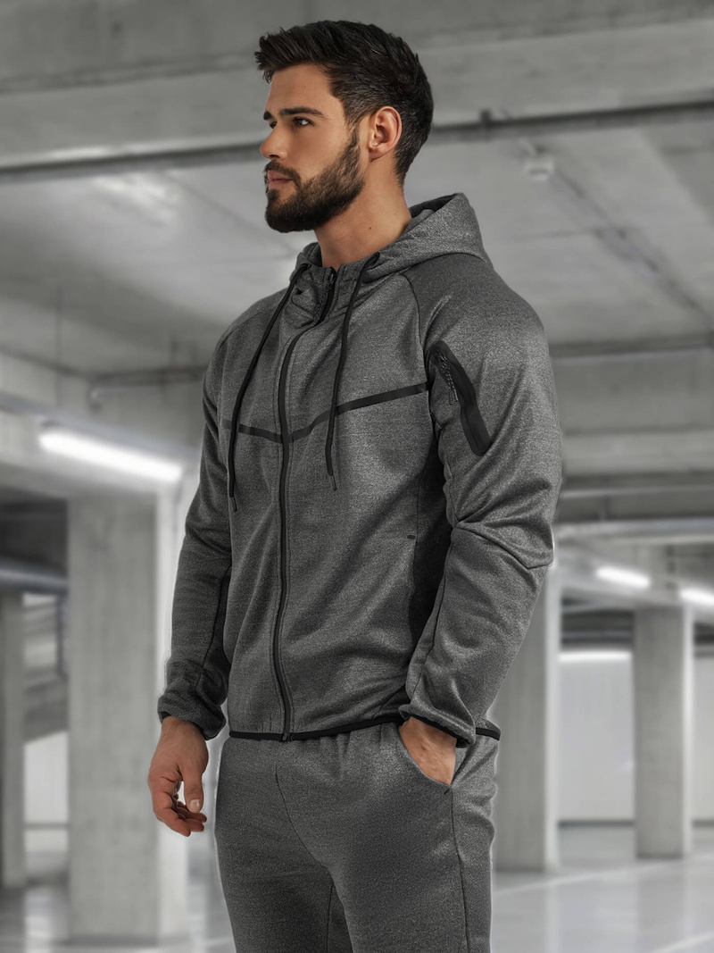 Muška trenirka grafitna OZONEE JS/8C1966/5