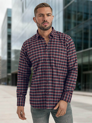 Muška Košulja Bordo OZONEE V/V176