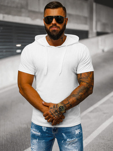 Muška majica bijeli OZONEE JS/8T89/1