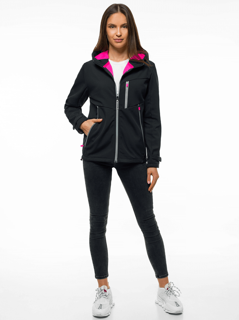Ženska jakna softshell Crna OZONEE JS/KSW6004