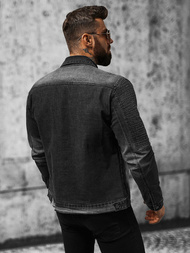 Muška traper jakna crna OZONEE NB/MJ521N