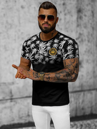  Muška majica crna OZONEE O/T133/3