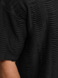 Muška Majica Crna OZONEE O/B1149