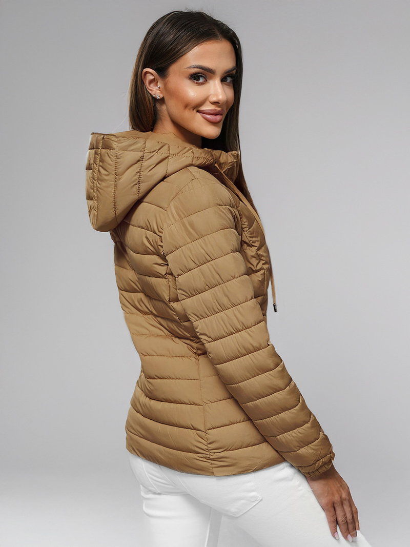 Ženska jakna tamno-bež OZONEE JS/16M9103/84