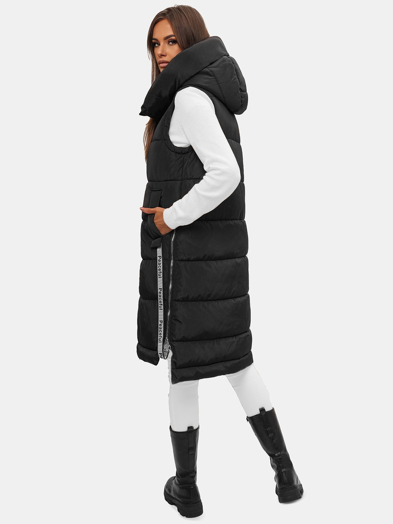 Ženski prsluk crni OZONEE O/DK113/1