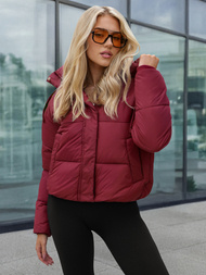 Ženska Jakna Bordo OZONEE JS/16M9188/06Z