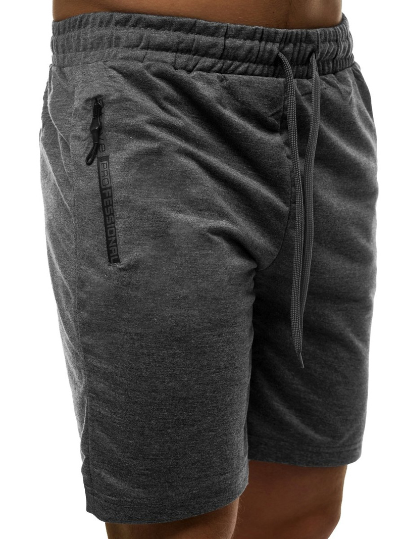 Muške kratke hlače Tamnosive OZONEE JS/XW77