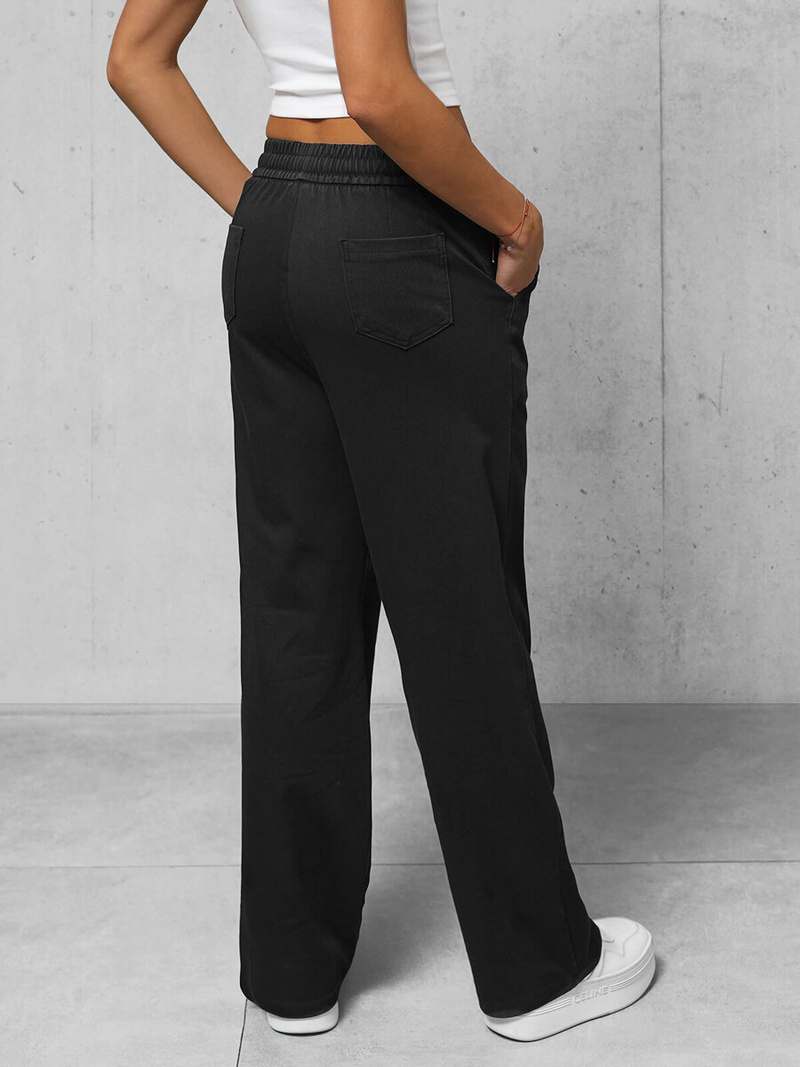 Ženske traperice hlače crne OZONEE O/330097