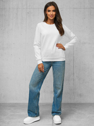 Ženska dukserica bijela OZONEE JS/W01Z