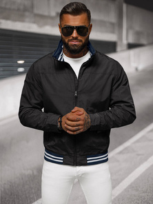 Muška proljetna jakna crna OZONEE JS/5M3101/392Z