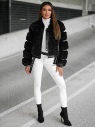 Ženska jakna crna OZONEE JS/11Z8080Z