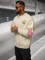 Dukserica bež OZONEE O/SWE23041