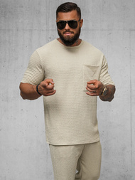 Muška Majica Bež OZONEE O/Y960T