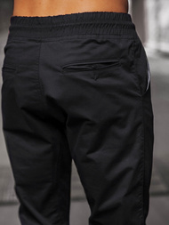 Muške chino jogger hlače crne OZONEE O/399