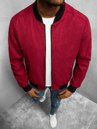 Muška bomber jakna bordo OZONEE N/7112/6