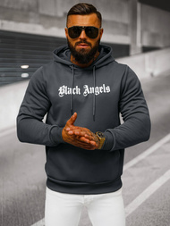 Muška dukserica s kapuljačom grafitna OZONEE JS/27B6509/5