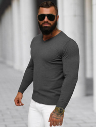 Muški Džemper Grafitni OZONEE NB/MMB601/3Z