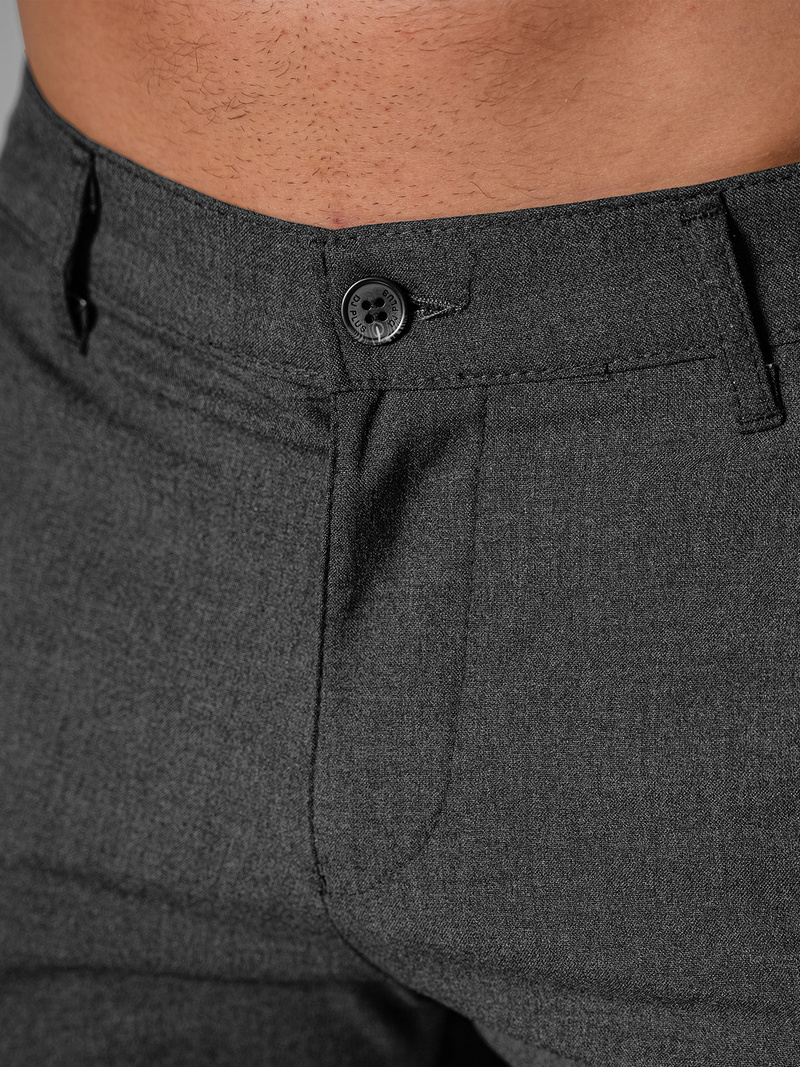 Muške Chino Kratke Hlače Grafitne OZONEE DJ/4400Z