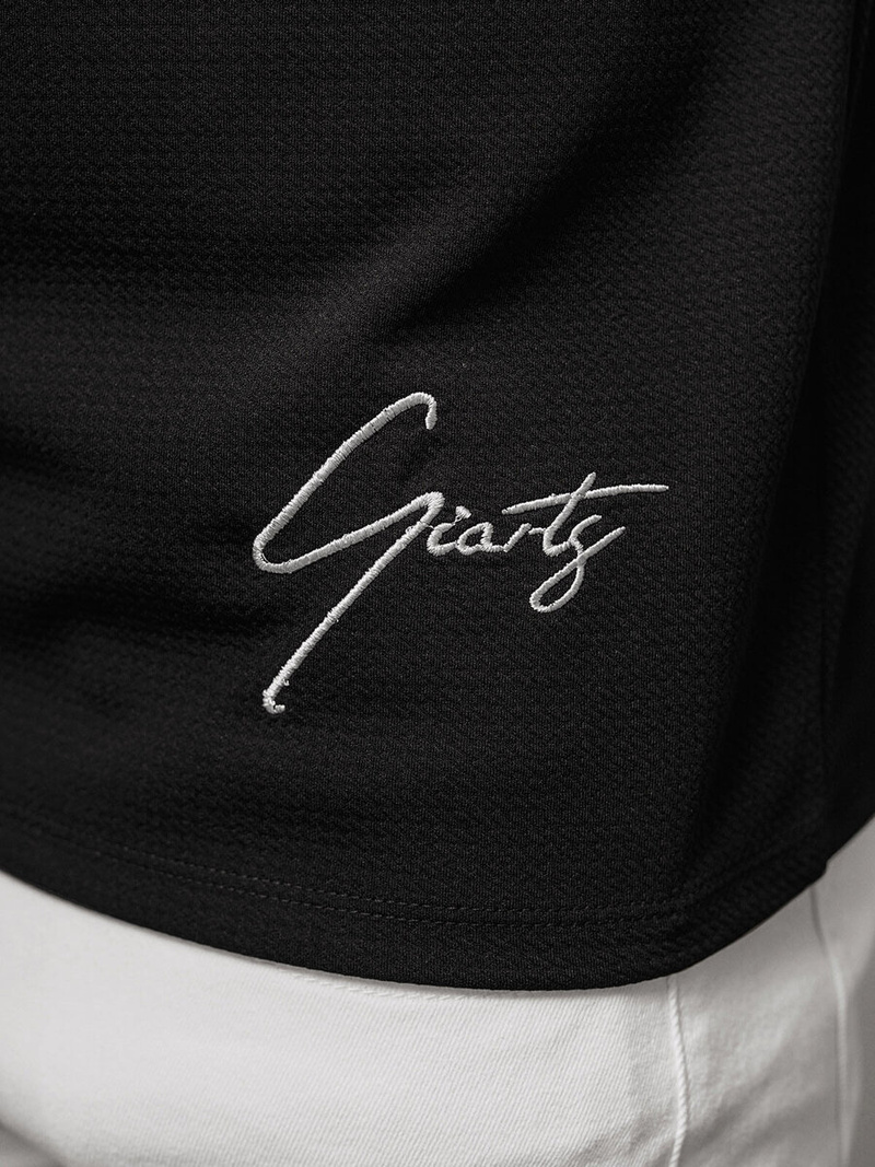 Muška Majica Crna OZONEE O/L1192