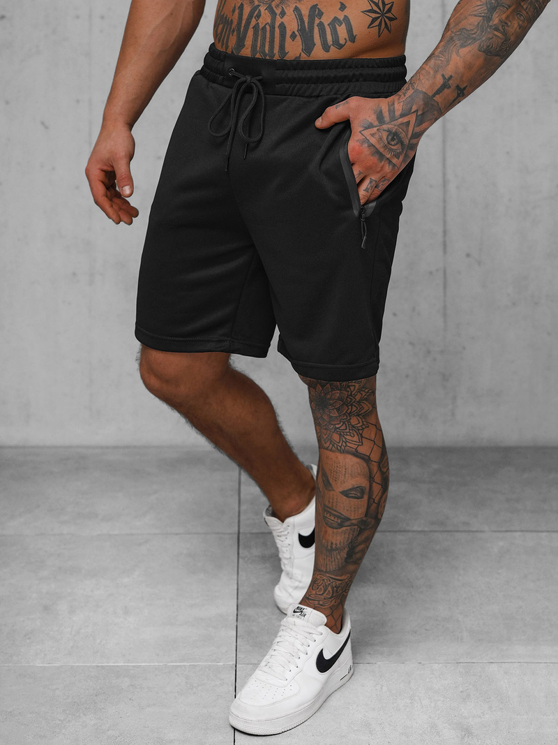 Muške kratke hlače crne OZONEE JS/17K532/3