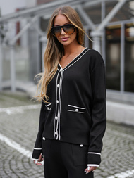 Dvodijelni set trenerke crni OZONEE JS/26C8802/3