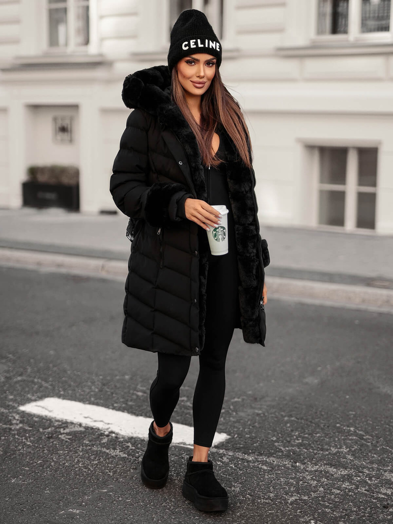 Ženska jakna crna OZONEE JS/5M3156/392Z