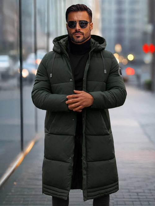 Muška zimska jakna tamno-zelena OZONEE JS/19M1290/136Z