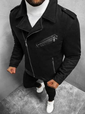Muška proljetna jakna crna OZONEE JS/M15501Z