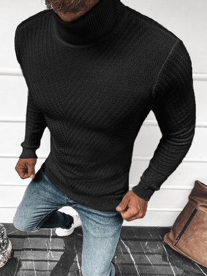 Muški džemper crni OZONEE L/1596