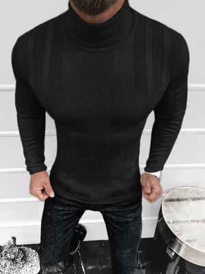 Muški džemper crni OZONEE L/2705