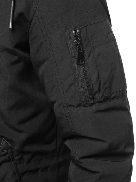 Muška jakna crna OZONEE N/5390