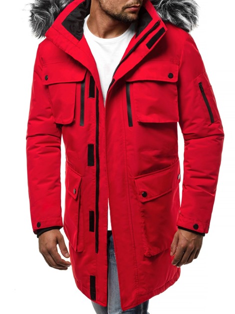 Muška jakna crvena OZONEE JS/HS201803