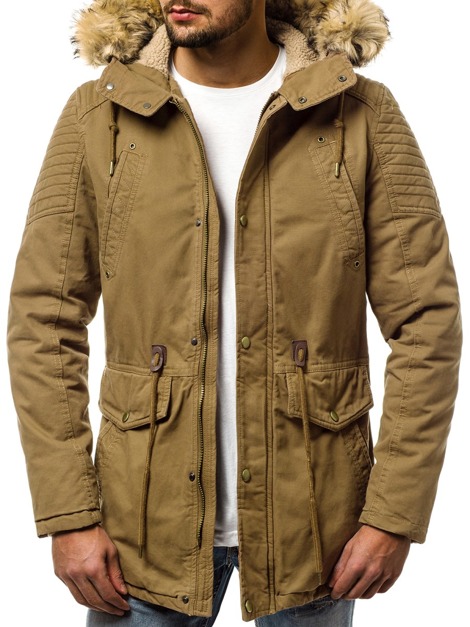 Muška jakna smeđa OZONEE JS/5810