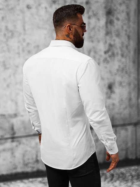 Muška košulja bijela OZONEE O/V03