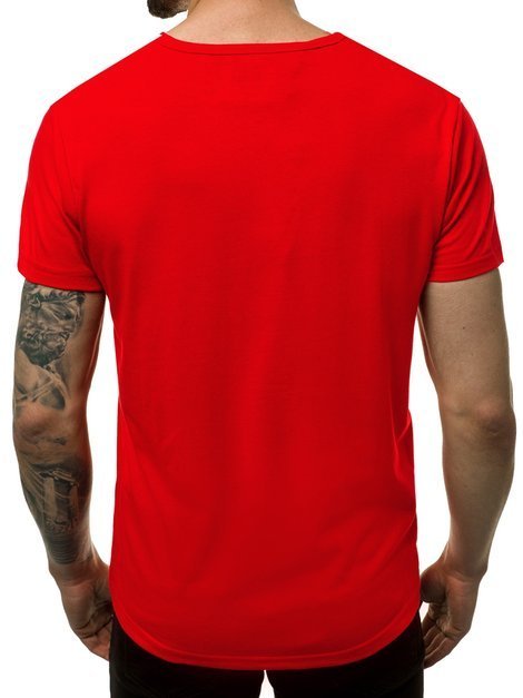 Muška majica Crvena OZONEE JS/KS1948