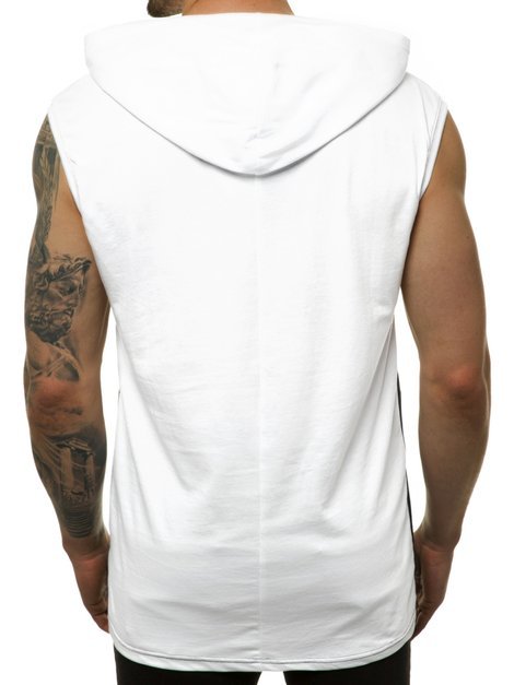 Muška majica bez rukava Bijela OZONEE MACH/M1214