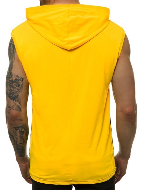Muška majica bez rukava Žuta OZONEE MACH/M1152
