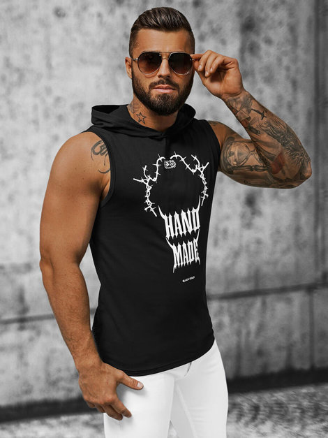 Muška majica bez rukava crna OZONEE NB/MT3024
