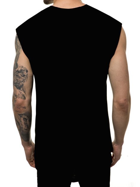 Muška majica bez rukava crno-žuta OZONEE MACH/M1210