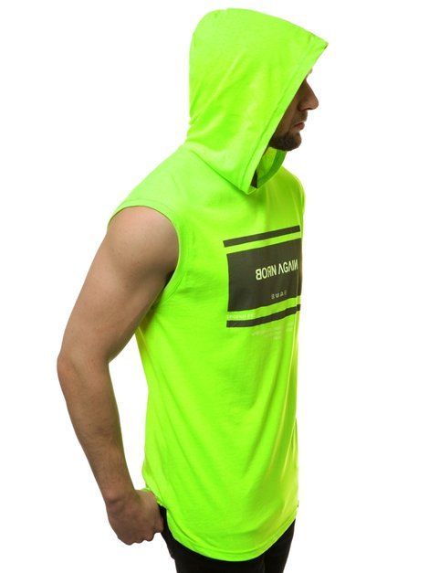 Muška majica bez rukava zeleno-neon OZONEE MACH/M1152