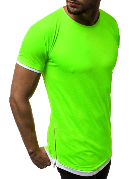 Muška majica zelena-neon OZONEE O/1261X