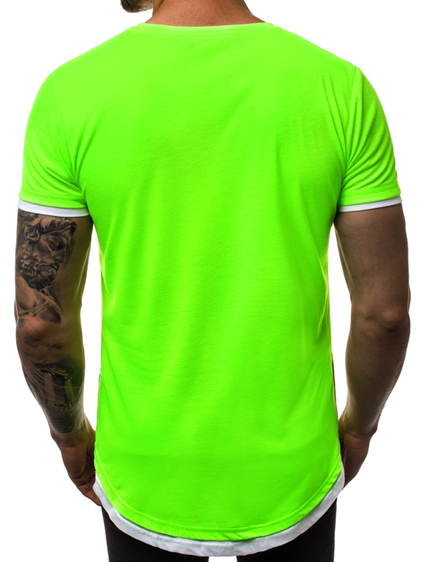 Muška majica zelena-neon OZONEE O/1261X