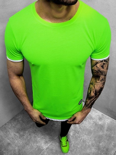 Muška majica zelena-neon OZONEE O/1261XZ