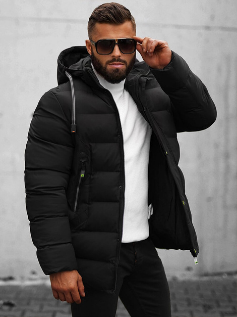 Muška parka jakna crna OZONEE JS/22M61/392