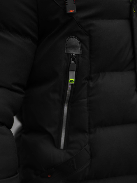 Muška parka jakna crna OZONEE JS/22M61/392