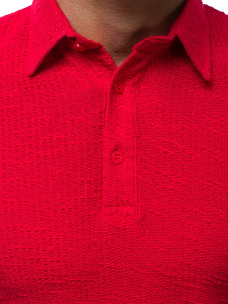 Muška polo majica crvena OZONEE O/1246