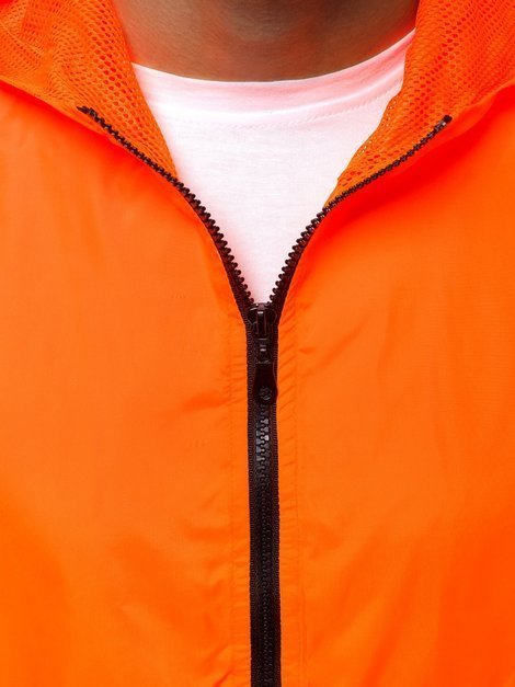 Muška prijelazna jakna narančasta-neon OZONEE MACH/5001K